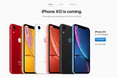 Apple Iphone Xr Berharga Bermula Rm3599 Di Malaysia Amanz