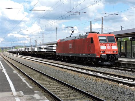 Lok Der Baureihe 185 Durchfahrt Am 26 04 2017 Den Bahnhof Eichenberg