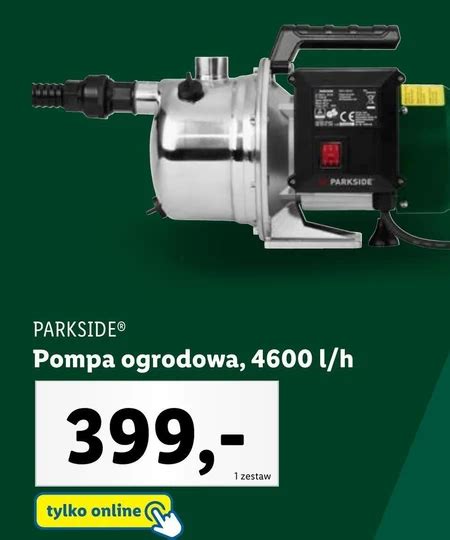 Pompa Ogrodowa Parkside Promocja Lidl Ding Pl