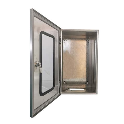 X X In Stainless Steel Electrical Enclosure With Window