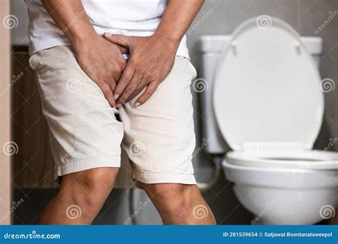 Asian Middle Aged Man Suffering From Dysuria Acute Cystitis Urinary