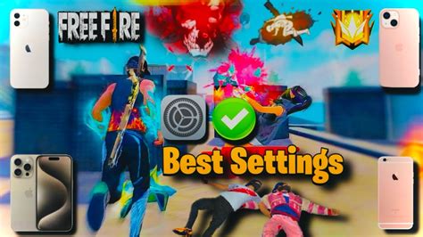 Perfect Settings Hud 🎮⚙️🥷🏼 Iphone Normal Free Fire Highlights 99