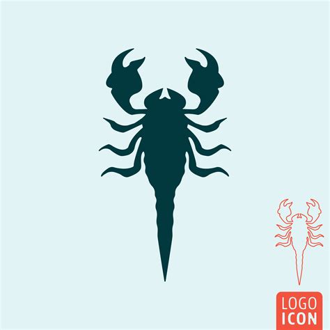 Skorpion-Symbol isoliert 557541 Vektor Kunst bei Vecteezy