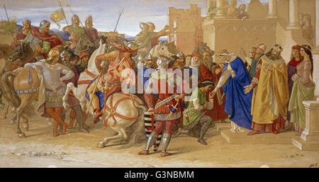 I Cavalieri Della Tavola Rotonda Foto Stock Alamy