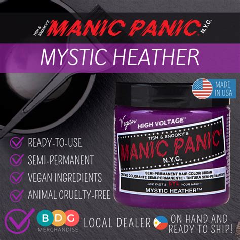 Bodega Hair Manic Panic Mystic Heather Semi Permanent Hair Color