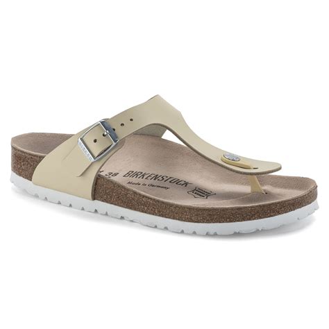 Gizeh Leather Beige | BIRKENSTOCK