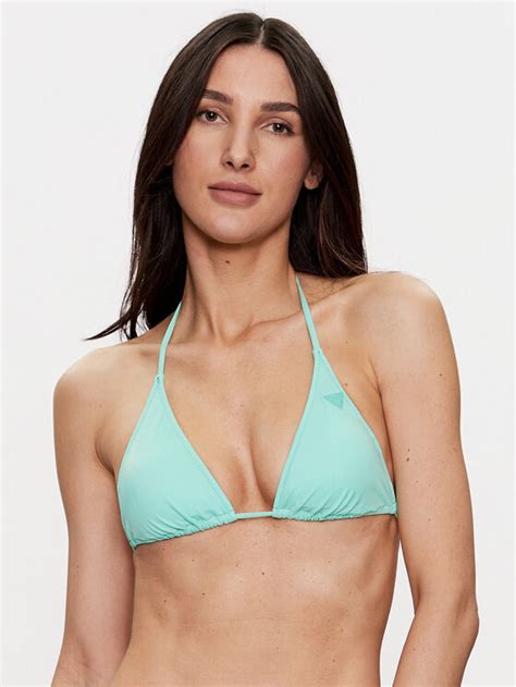 Guess Bikini Oberteil Triangle E02J25 LY00K Blau Modivo At