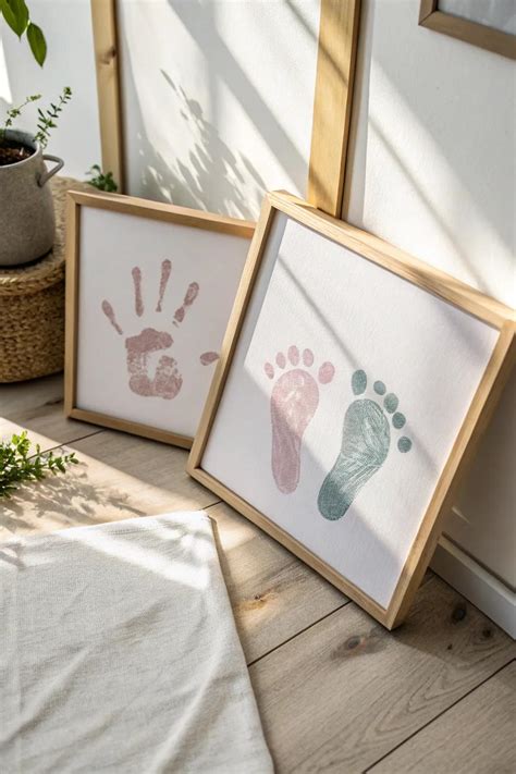 creative baby handprint ideas  cherished keepsakes