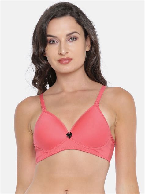 Buy Lovable Pink Solid Non Wired Lightly Padded Everyday Bra Bra For