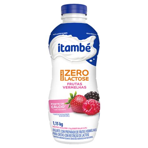 Iogurte Parcialmente Desnatado Frutas Vermelhas Zero Lactose Itamb