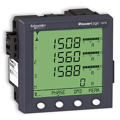 New Schneider PowerLogic PM710 Power Meter 3 Phase 1A 100 415V AC