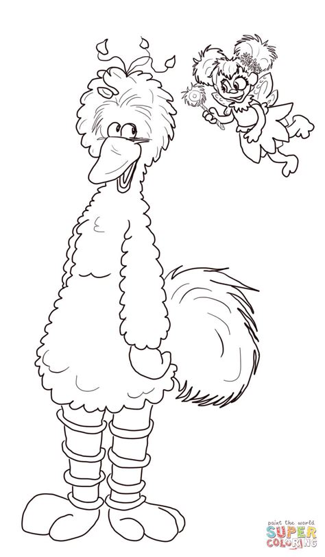 Abby From Sesame Street Coloring Page Coloring Pages