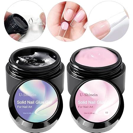 Amazon Pcs Of Ml Solid Nail Tips Gel For Press On False Nail