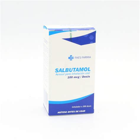 Salbutamol Aerosol Para Inhalación Oral 100 Mcgdosis Surfarma