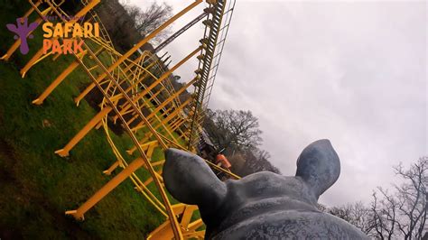 Rhino Rollercoaster On Ride Pov West Midlands Safari Park Youtube