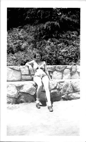 Sexy Long Legs Pretty Woman Bathing Suit Bikini Risqu Leggy S Vintage Photo Ebay