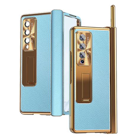 Allytech For Samsung Galaxy Z Fold 3 Case With S Pen Holder Luxury