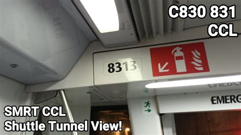 Tunnel Lights SMRT Trains Circle Line Telok Blangah Shuttle Tunnel