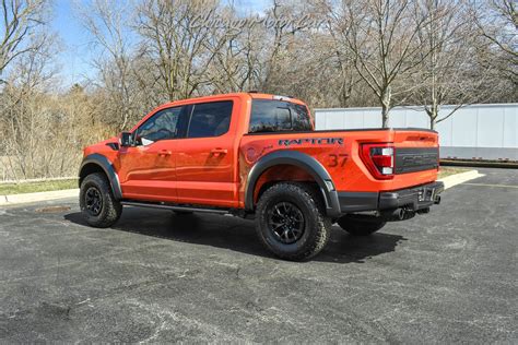 Used 2023 FORD F150 Raptor 37 PERFORMANCE PACKAGE! MOONROOF! ORANGE ...