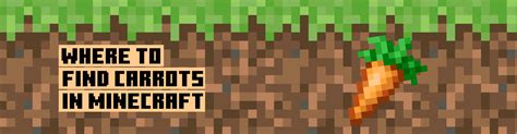 Where To Find Carrots In Minecraft