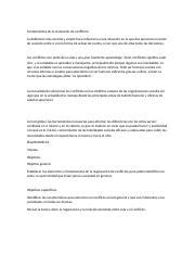 Fundamentos de la resolución de conflictos docx Fundamentos de la