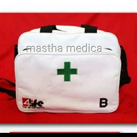 Jual Tas Slempang Jinjing P3K Isi First Aid Kit White Bag Kit Tipe B