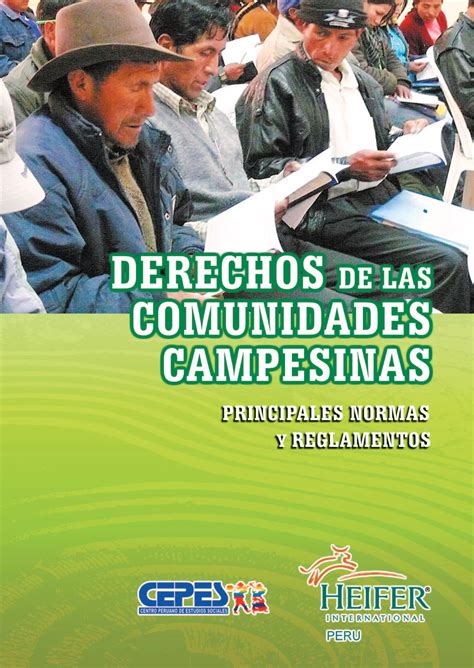 Derechos De Las Comunidades Campesinas Principales Normas Y Reglamentos