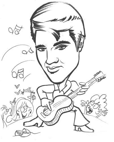 Elvis Presley Coloring Pages At Getcolorings Free Printable