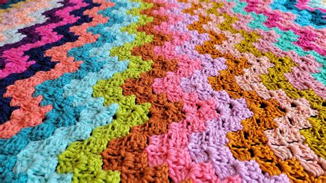 Free Crochet Pattern Electric Love Afghan Crochetmelovely