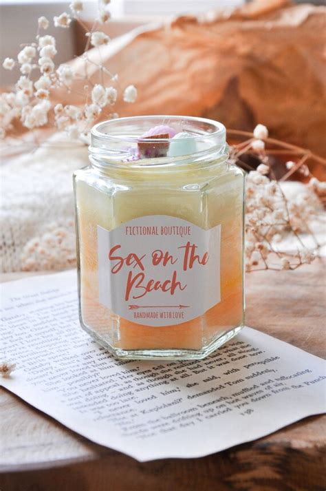 Sex On The Beach Cocktail Candle Summer Cocktail Scented Etsy