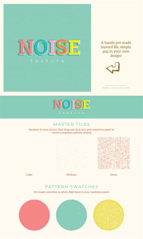 Vector Noise Texture For Adobe Illustrator Lisa Glanz