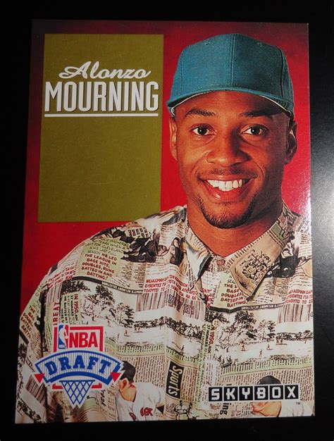 1993 SKYBOX CHARLOTTE HORNETS ALONZO MOURNING RC DP2 NM