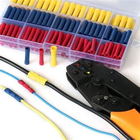 200pcs Heat Shrink Butt Connectors Terminals Kit Holotap 10 22 Awg