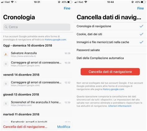 Cancella Cronologia Salvatore Aranzulla