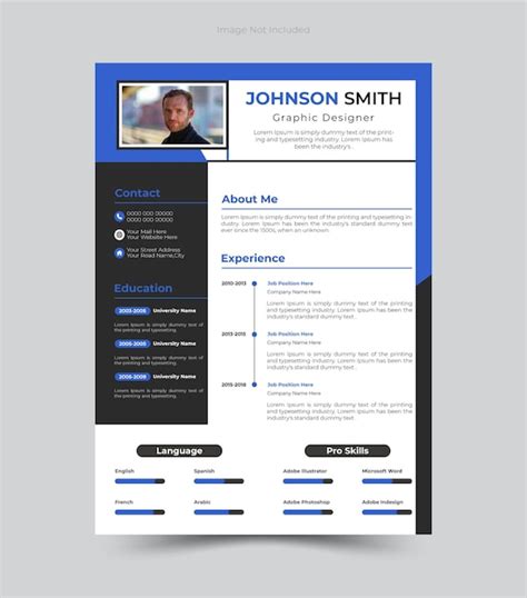 Premium Vector Clean And Modern Resume Or Cv Template