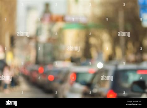 Blurred background photo. Summer blurry city backdrop Stock Photo - Alamy