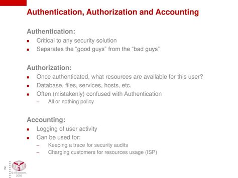 Ip Security Session 3 Aaa Ppt Download