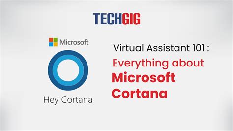 Virtual Assistant Everything About Microsoft Cortana Youtube