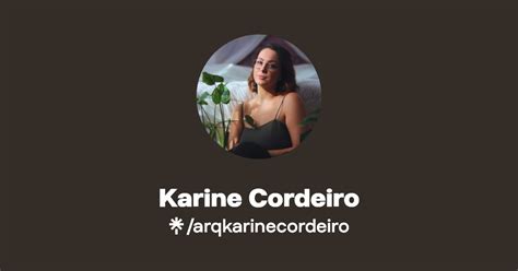 Karine Cordeiro Instagram Linktree