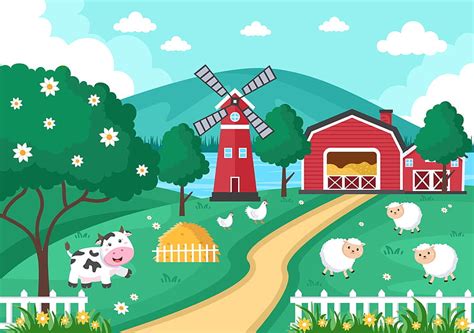 Cute Cartoon Farm Animals Illustration 2752379 Vector Art at Vecteezy ...