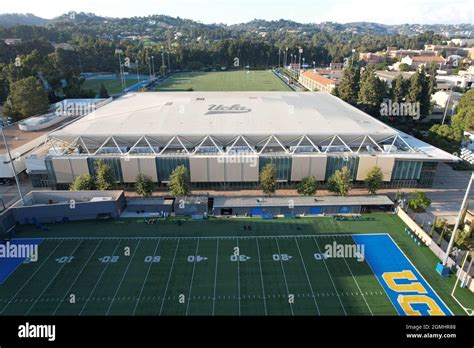 An aerial view of Pauley Pavilion on the campus of UCLA, Thursday, Sept ...