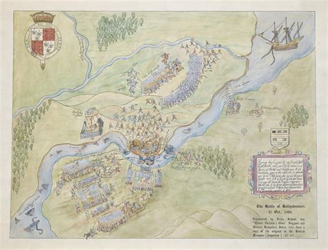 Map Of The Field At The Battle Of Belleek R Mapporn