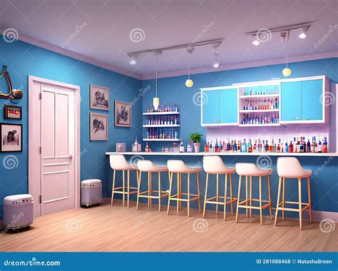 Disney Diorama With Realistic Pastel Interior Stock Illustration Illustration Of Imagination