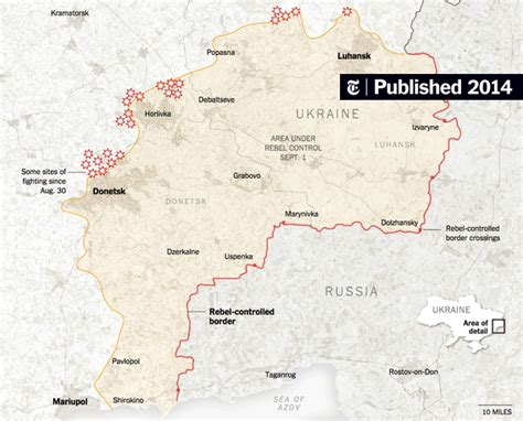 Ukraine Crisis In Maps The New York Times