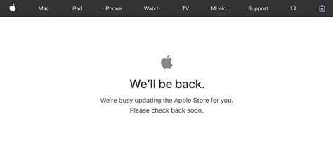 Apple Online Store Goes Down Ahead Of WWDC Keynote