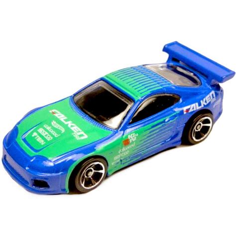 Hot Wheels Toyota Supra Azul BFC Series Escala Arte Em Miniaturas