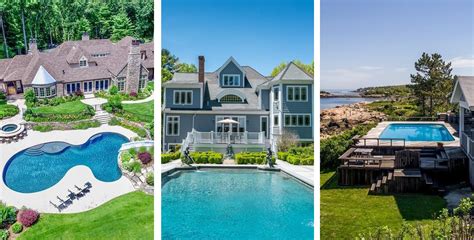 Five Homes for Sale Near Boston with Incredible Pools