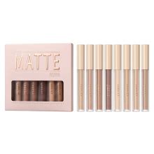 Amazon MAEPEOR Matte Liquid Eyeshadow 8 Colors Neutral Naked Smooth Creamy Eyeshadow