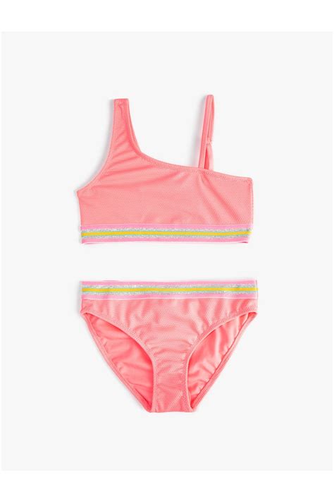 Koton Bikini Takımı Fırfırlı Tek Omuz Ince Askılı Fiyatı Yorumları Trendyol