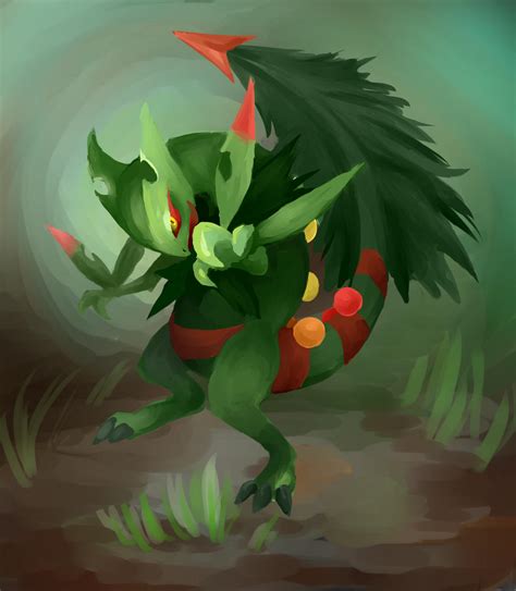 Mega Sceptile by Trexia on DeviantArt